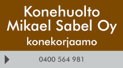 Konehuolto Mikael Sabel Oy logo